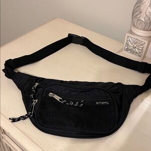 Unisex Black Fanny Pack